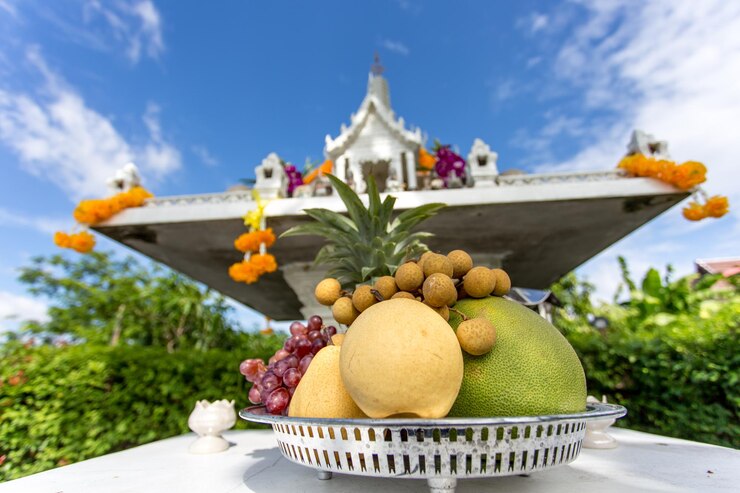 แนะนำผลไม้ไหว้ศาลพระพรหม ศาลพระภูมิ และเจ้าที่